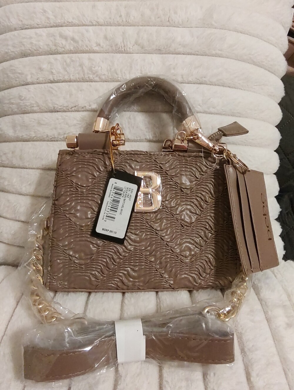 Bebe Nola Mini Satchel. NWT